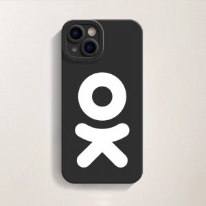 Playful Monochrome OK Silicone Case for Apple iPhone Series