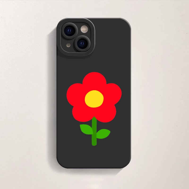 Bright Blossom Garden Silicone Case for Apple iPhone Series – view 1