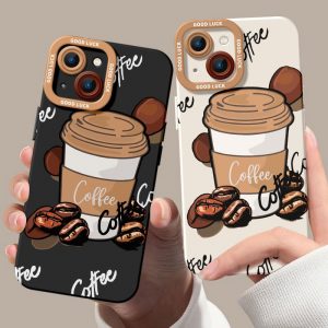 Coffee Lover Delight Silicone Case for Apple iPhone Series