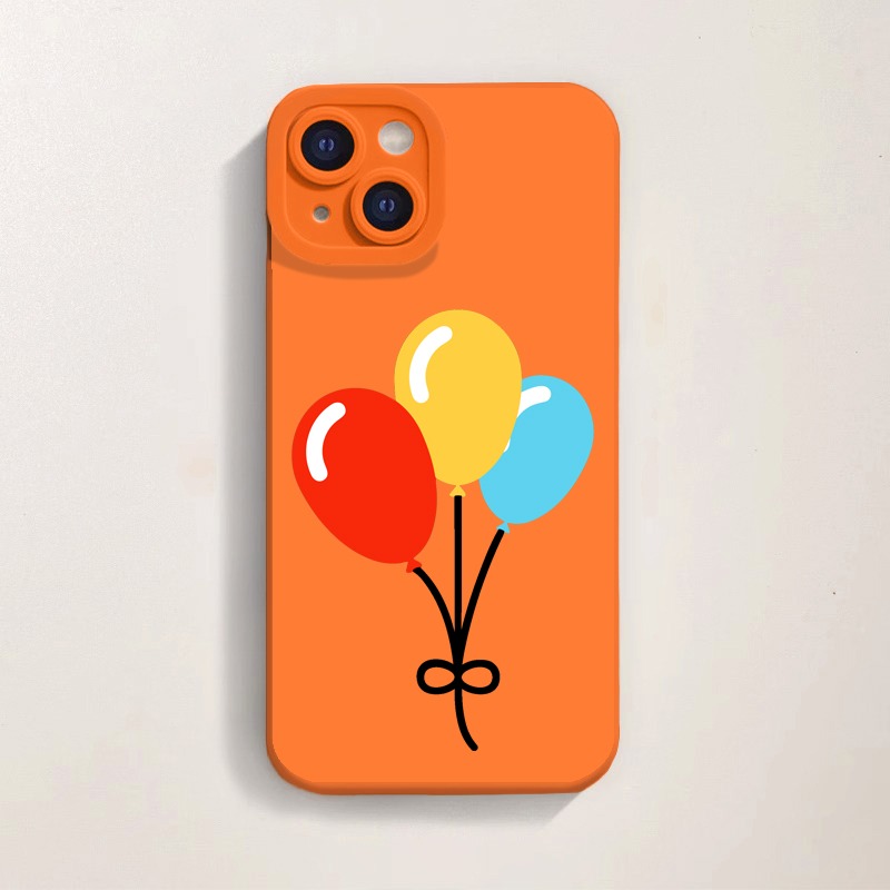 Colorful Balloon Celebration Silicone Case for Apple iPhone Series – view 4