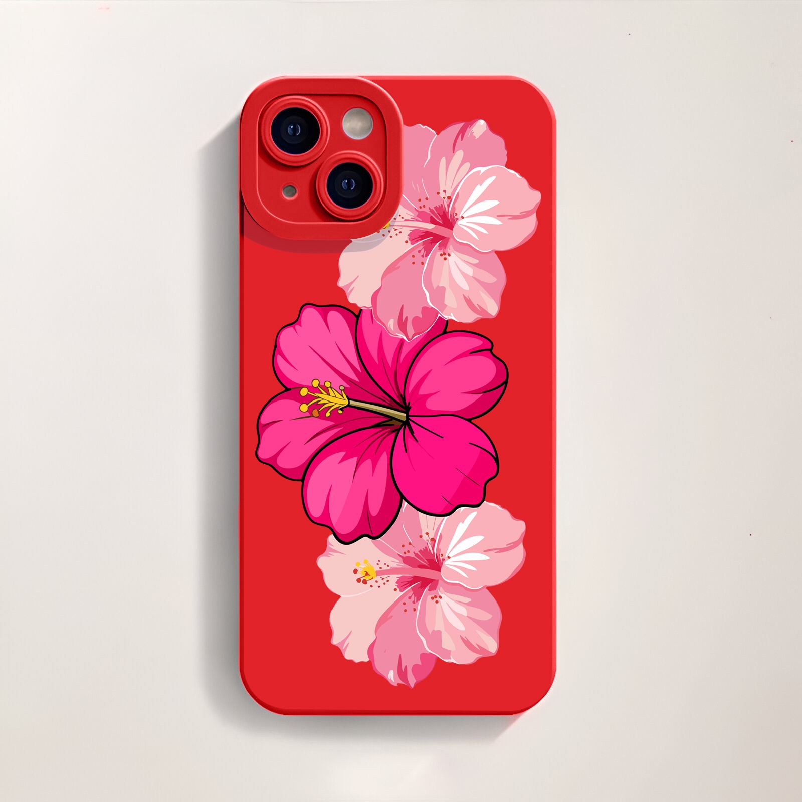 Tropical Floral Bliss Silicone Case for Apple iPhone Series – view 4