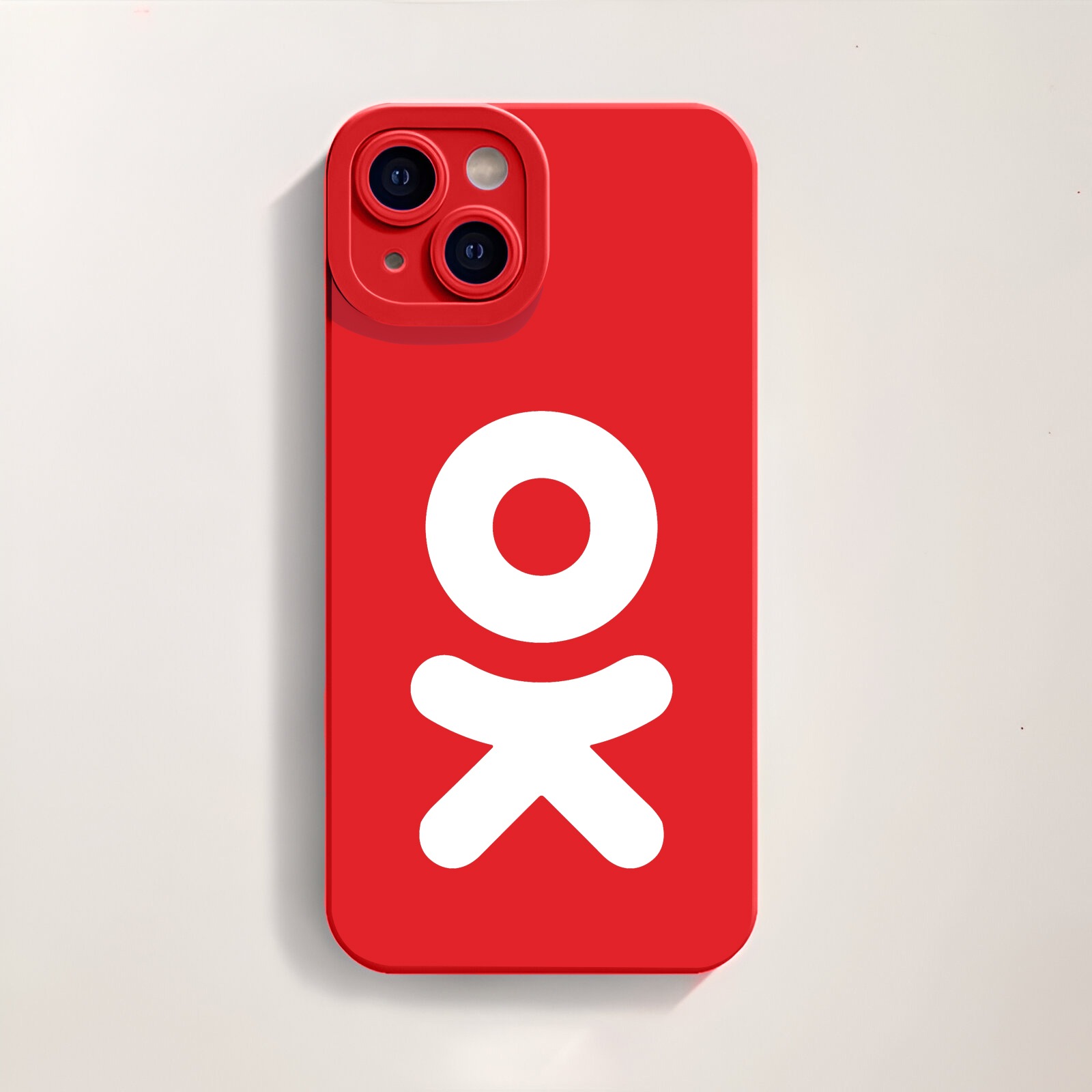 Playful Monochrome 'OK' Silicone Case for Apple iPhone Series – view 4