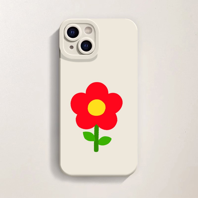 Bright Blossom Garden Silicone Case for Apple iPhone Series – view 3