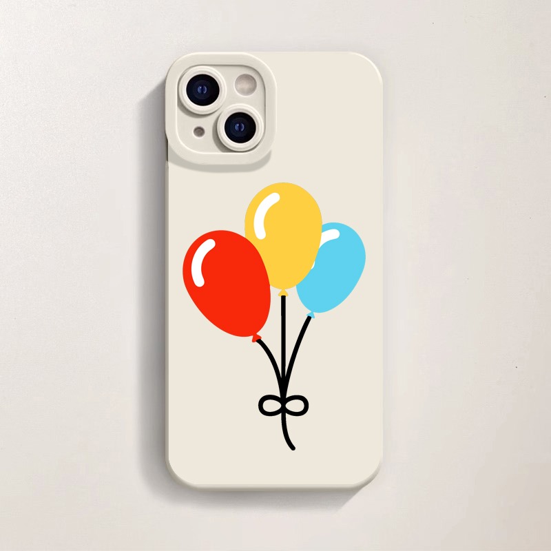 Colorful Balloon Celebration Silicone Case for Apple iPhone Series – view 3