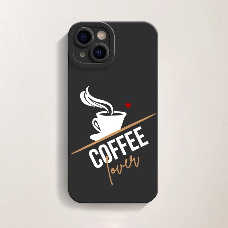 Coffee Lover Brew Brown Silicone Case for Apple iPhone Series – view 3