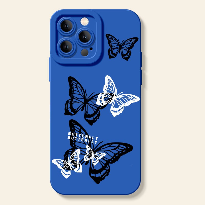 Butterfly Bliss Silicone Case for Apple iPhone Series – view 4