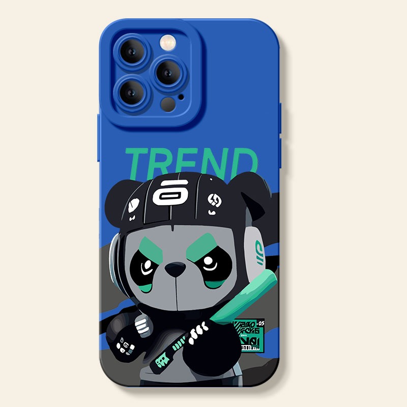 Streetwise Panda Trend Silicone Case for Apple iPhone Series – view 3