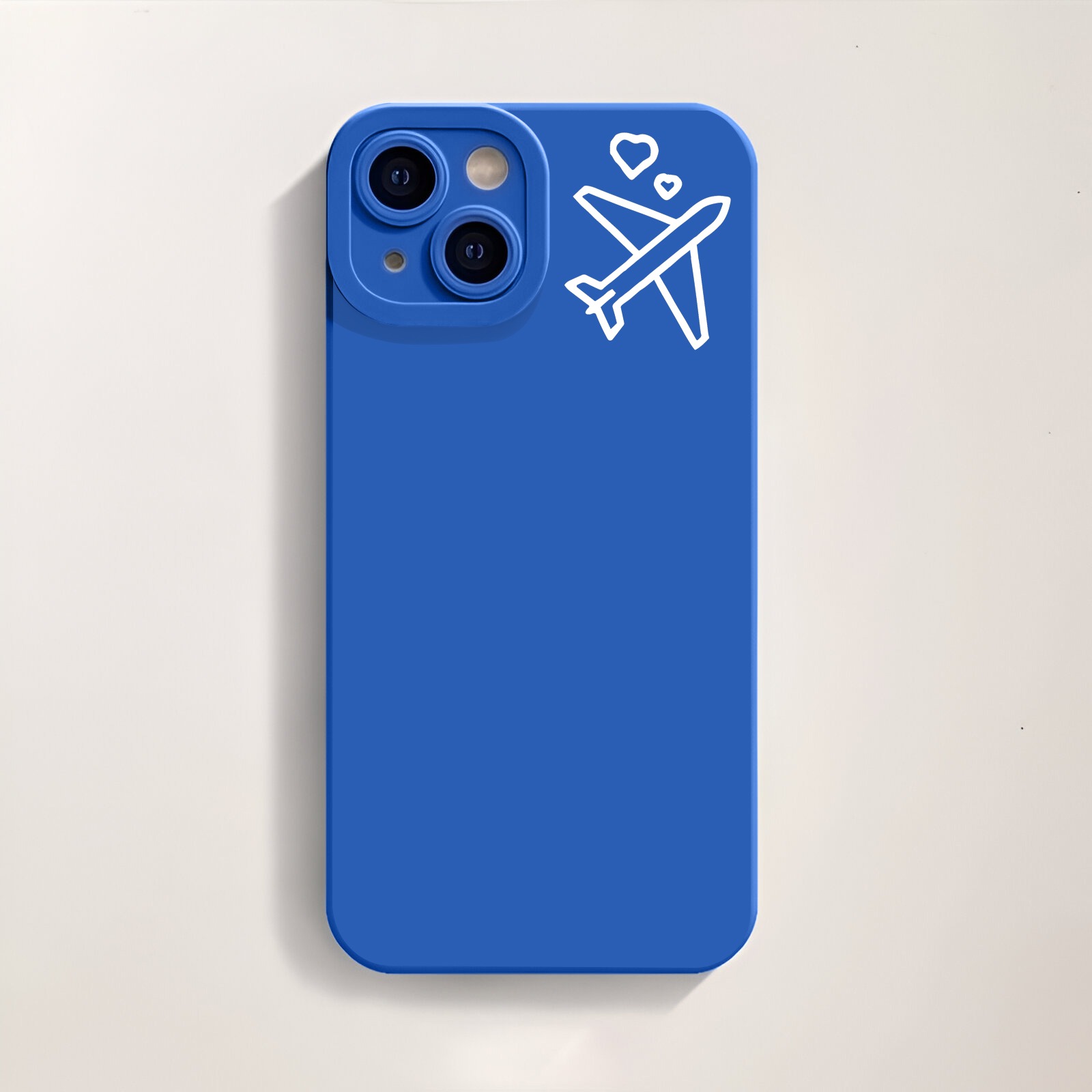 Adventure Awaits Airplane Love Silicone Case for Apple iPhone Series – view 4