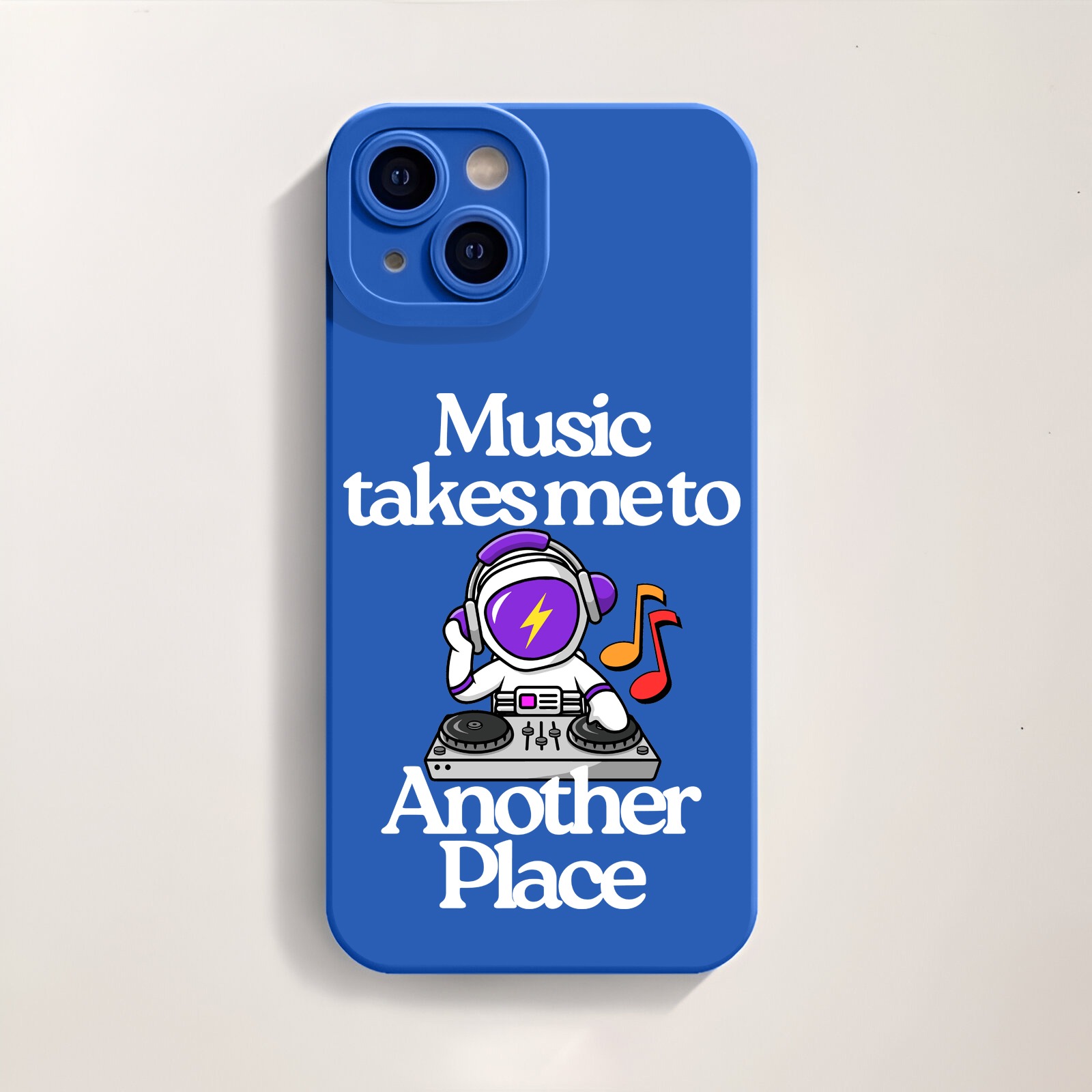 Astronaut DJ Groove: Red Silicone Case for Apple iPhone Series – view 4