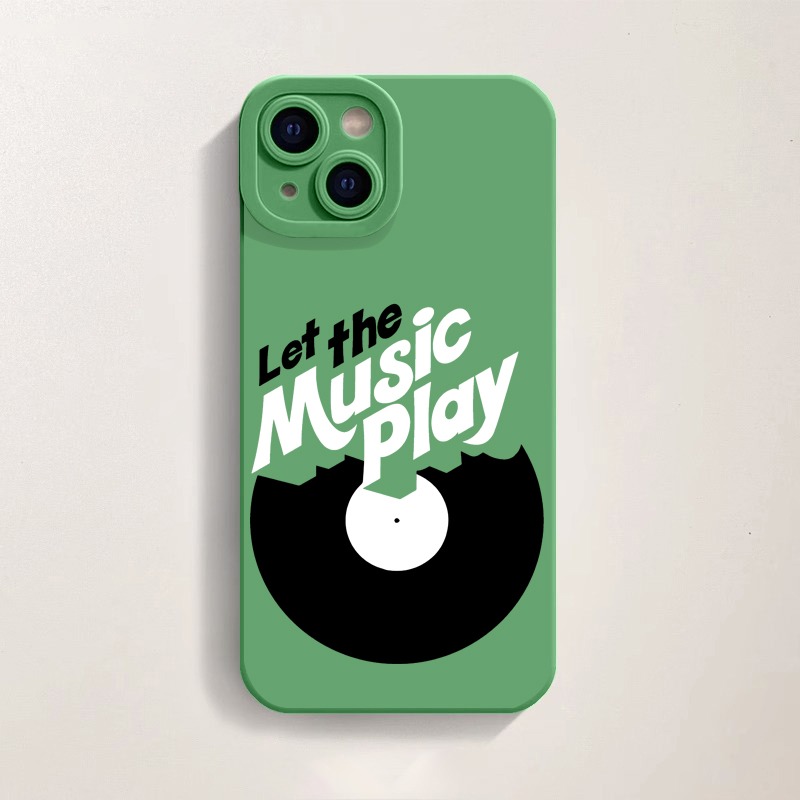 Let the Music Play Vinyl Groove Silicone Case for Apple iPhone Series – view 4