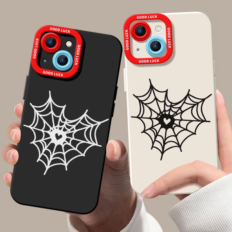 Webbed Heart Design Silicone Case for Apple iPhone Series – view 1