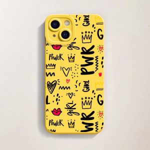 Girl Power Doodle Delight Silicone Case for Apple iPhone Series