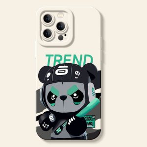 Streetwise Panda Trend Silicone Case for Apple iPhone Series
