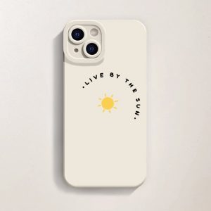 Live by the Sun Graphic Silicone Case for Apple iPhone Series