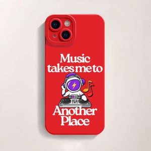 Astronaut DJ Groove Silicone Case for Apple iPhone Series