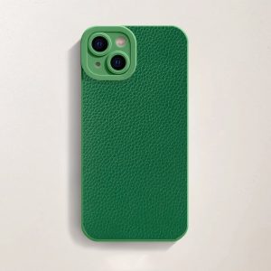 Emerald Pebble Texture Silicone Case for Apple iPhone Series