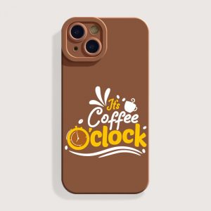 Coffee Clock Delight Silicone Case for Apple iPhone Series