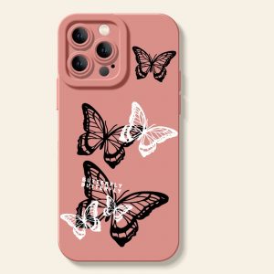 Butterfly Bliss Silicone Case for Apple iPhone Series