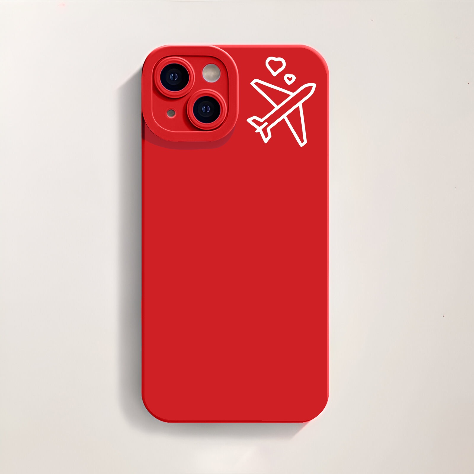 Adventure Awaits Airplane Love Silicone Case for Apple iPhone Series – view 3