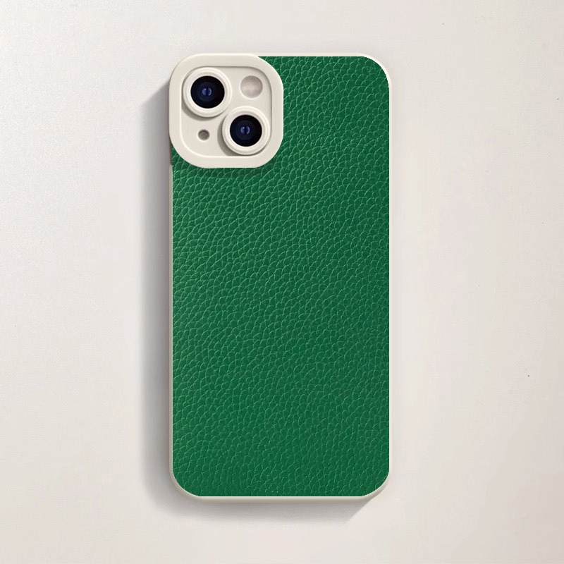 Emerald Pebble Texture Silicone Case for Apple iPhone Series – view 3
