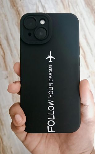 Dream Chaser Jet Black Silicone Case for Apple iPhone Series photo review