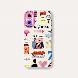 Korean Culture Celebration Silicone Case for Apple iPhone Series