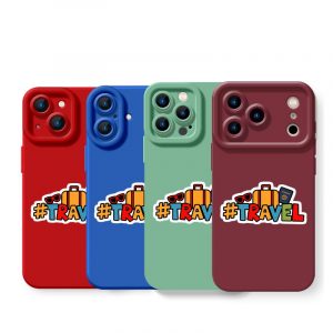 Wanderlust Adventure Graphics Silicone Case for Apple iPhone Series