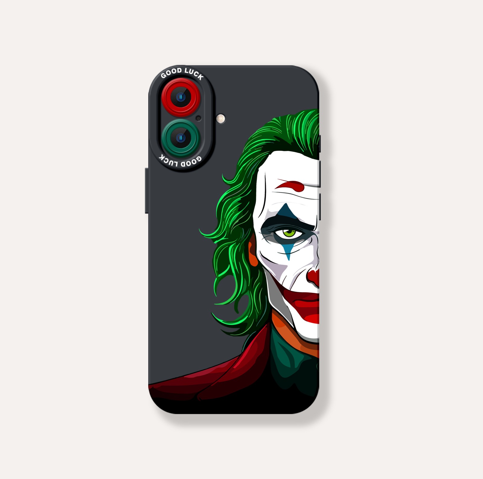 Colorful Clown Mask Art Silicone Case for Apple iPhone Series – view 2