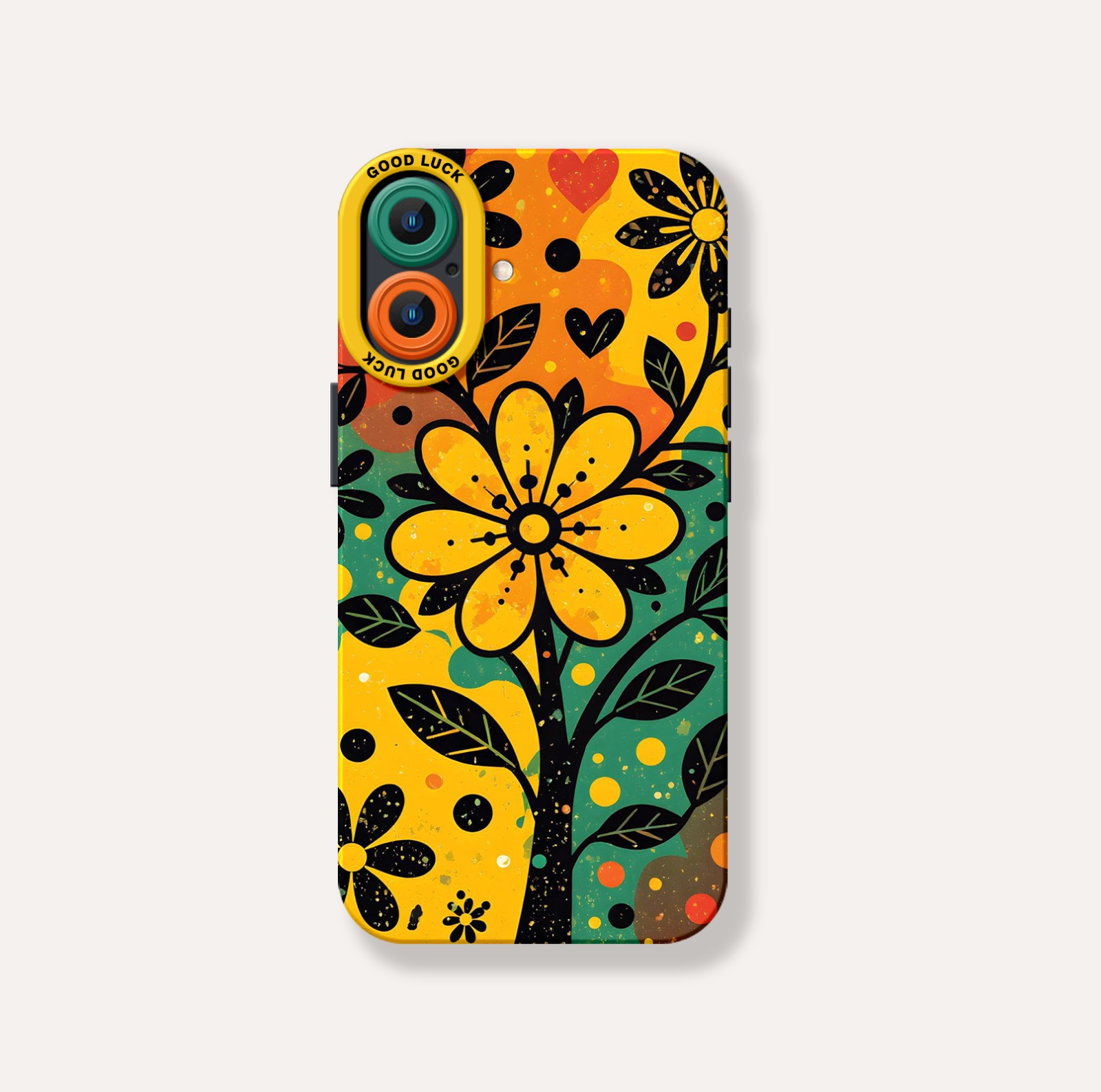 Vibrant Floral Bliss Silicone Case for Apple iPhone Series – view 2