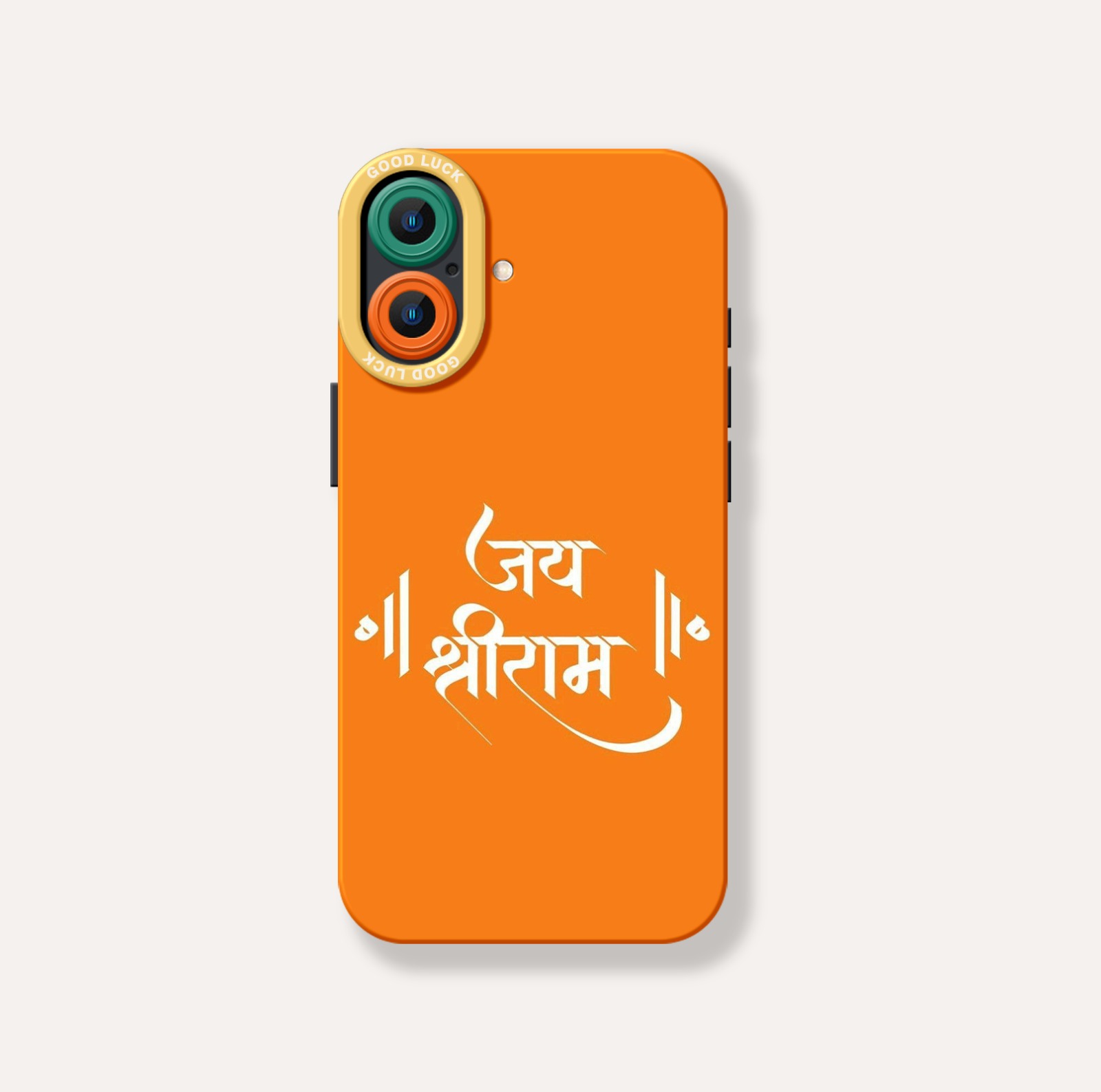 Vibrant Blessings Orange Silicone Case for Apple iPhone Series – view 2