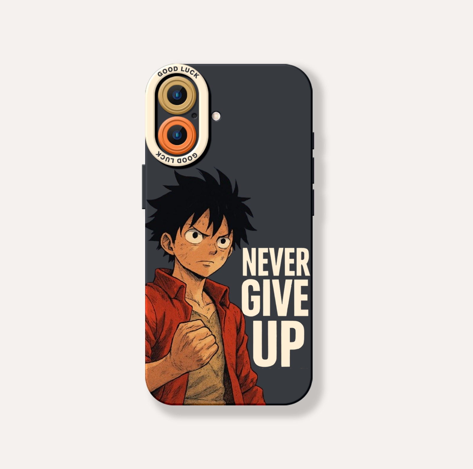 Never Give Up Anime Warrior Silicone Case for Apple iPhone Series – view 2