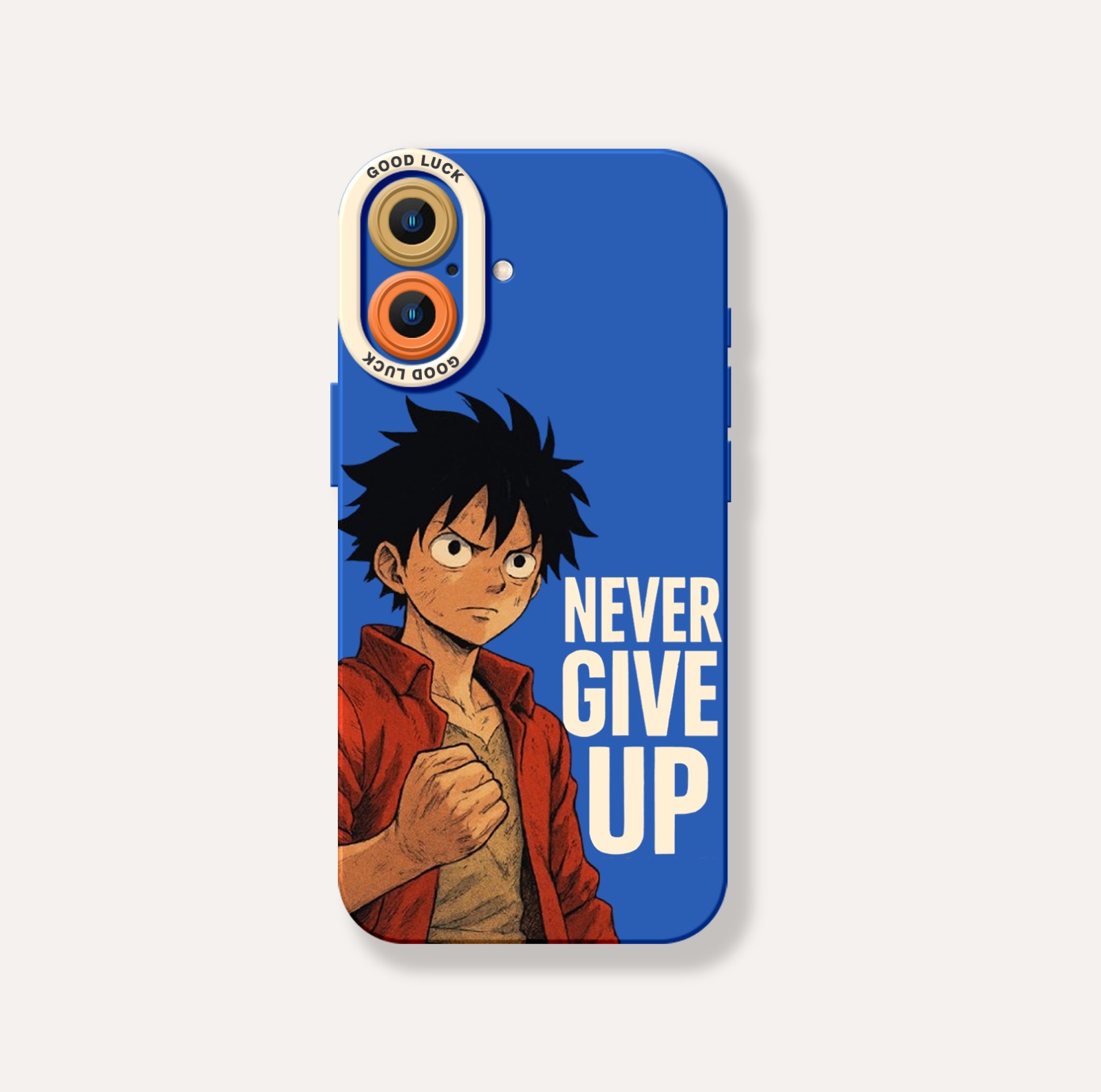 Never Give Up Anime Warrior Silicone Case for Apple iPhone Series – view 3