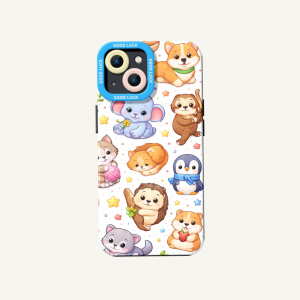 Adorable Animals Charm Silicone Case for Apple iPhone Series