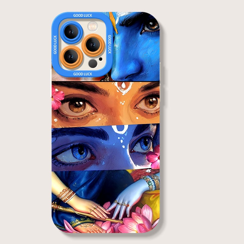 Divine Glimpse Artistry Silicone Case for Apple iPhone Series – view 1