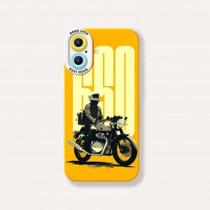 Vintage Motorcycle Adventure Silicone Case for Apple iPhone Series