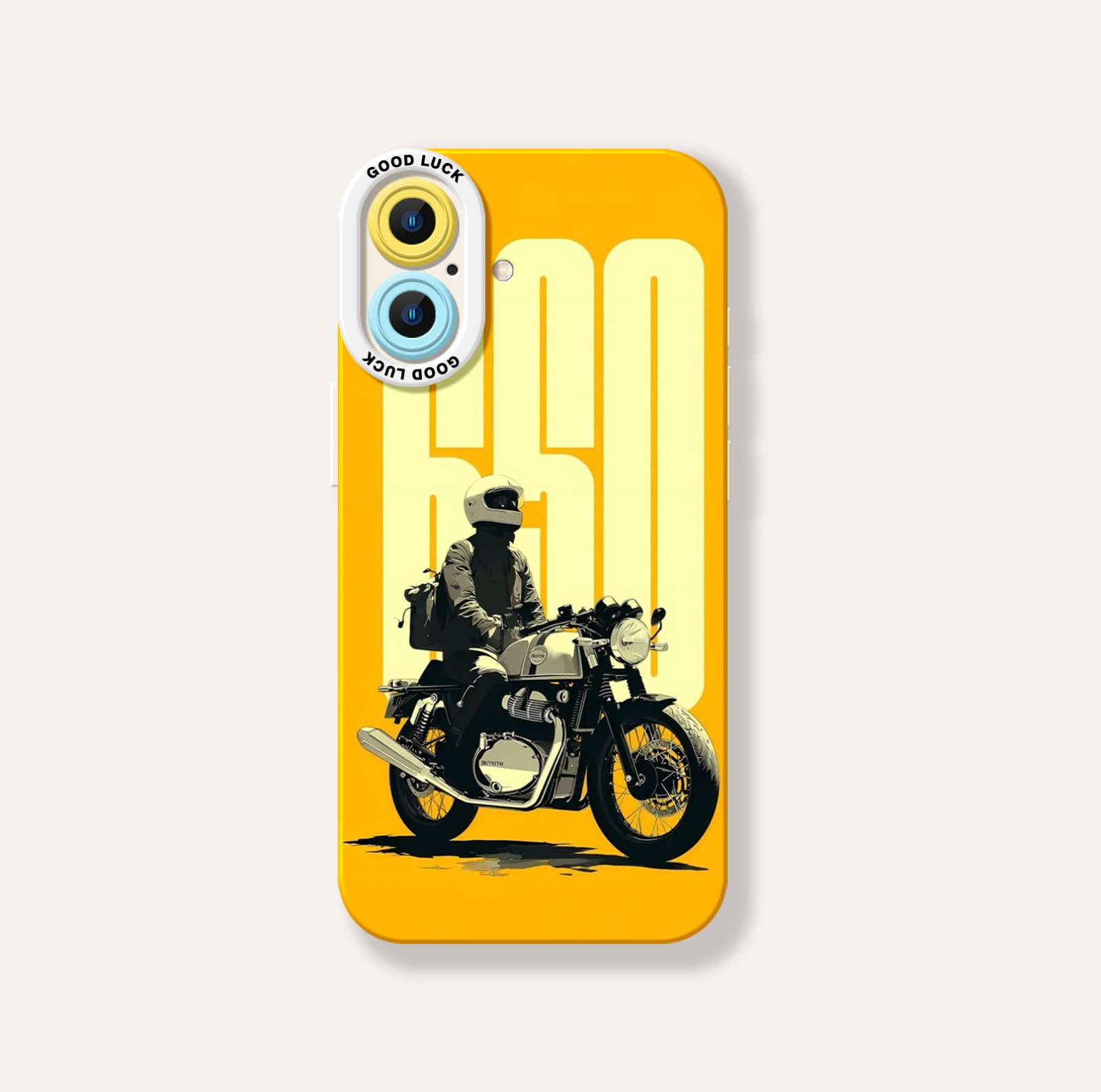 Vintage Motorcycle Adventure Silicone Case for Apple iPhone Series – view 1