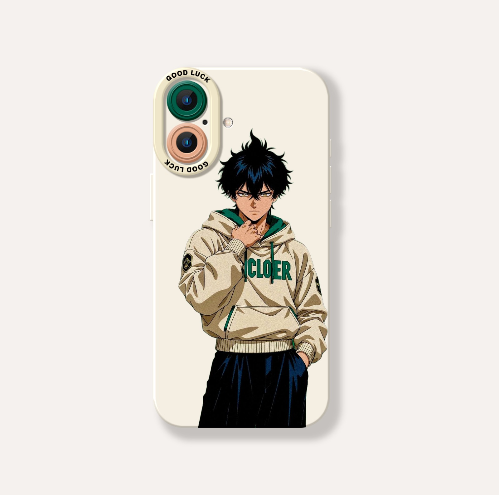 Anime Hoodie Character Vibe Silicone Case for Apple iPhone Series – view 1