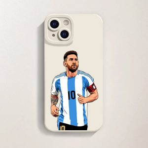 Soccer Hero Stripes Silicone Case for Apple iPhone Series