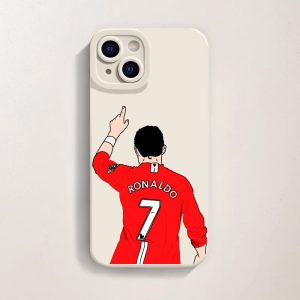 Victory Celebration Red Jersey Silicone Case for Apple iPhone Series