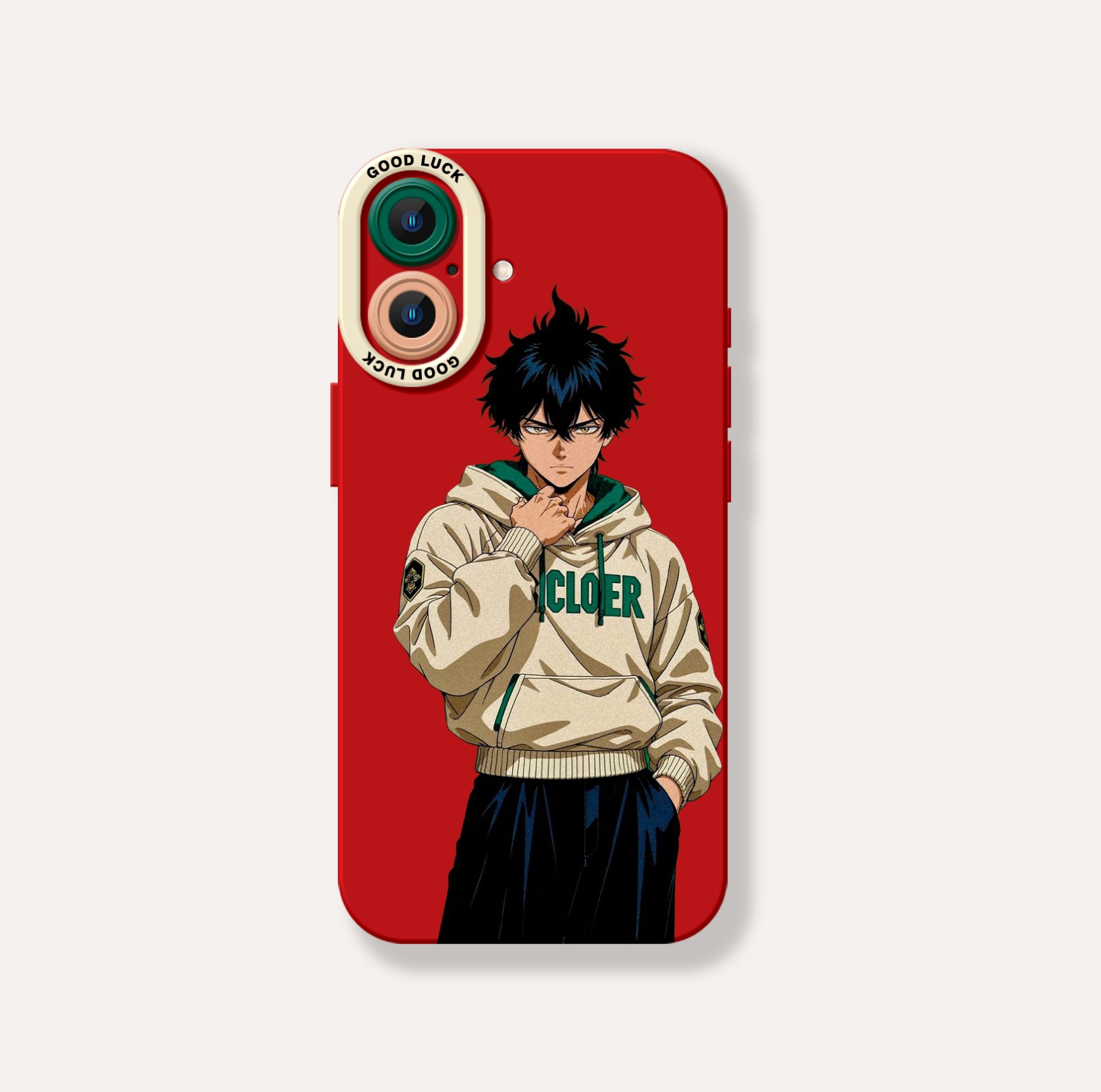 Anime Hoodie Character Vibe Silicone Case for Apple iPhone Series – view 4