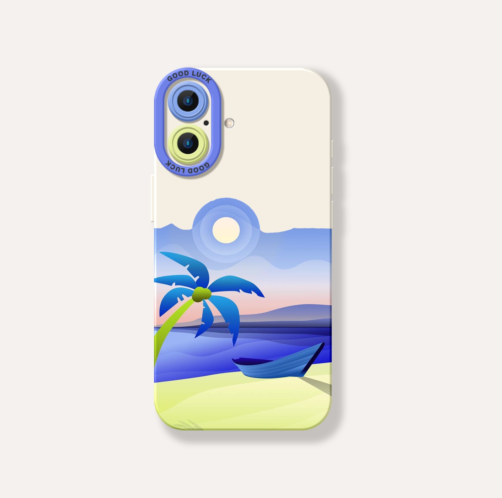 Sunset Serenity Beach Vibes Silicone Case for Apple iPhone Series – view 3