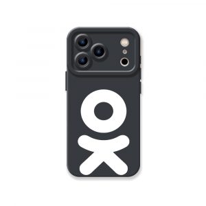 Playful Monochrome OK Silicone Case for Apple iPhone Series