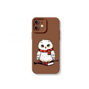 Charming Owl Wizard Silicone Case for Apple iPhone Series