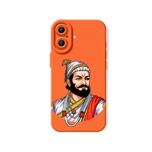 Chhatrapati Royal Shield Silicone Case for Apple iPhone Series