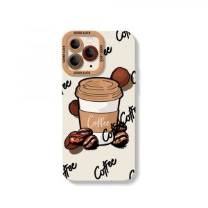 Coffee Lover Delight Silicone Case for Apple iPhone Series