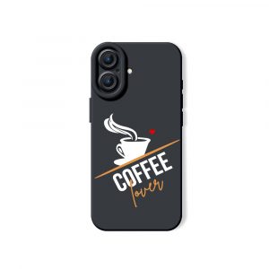 Coffee Lover Brew Brown Silicone Case for Apple iPhone Series