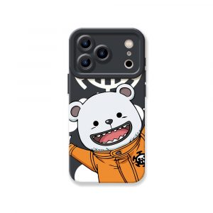 Cheerful Bear Pirate Adventure Silicone Case for Apple iPhone Series