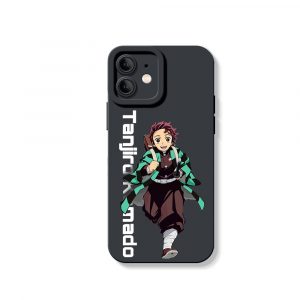 Energetic Anime Warrior Design Silicone Case for Apple iPhone Series