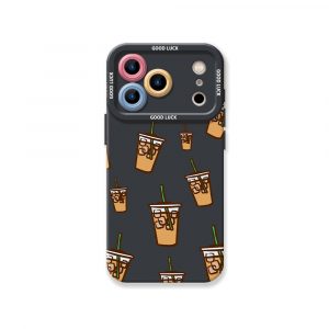 Daily Latte Delight Silicone Case for Apple iPhone Series