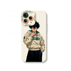 Anime Hoodie Character Vibe Silicone Case for Apple iPhone Series